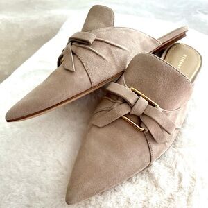 NEW IN BOX Etienne Aigner Alana Suede Slide Mule Shoes (Size 8)